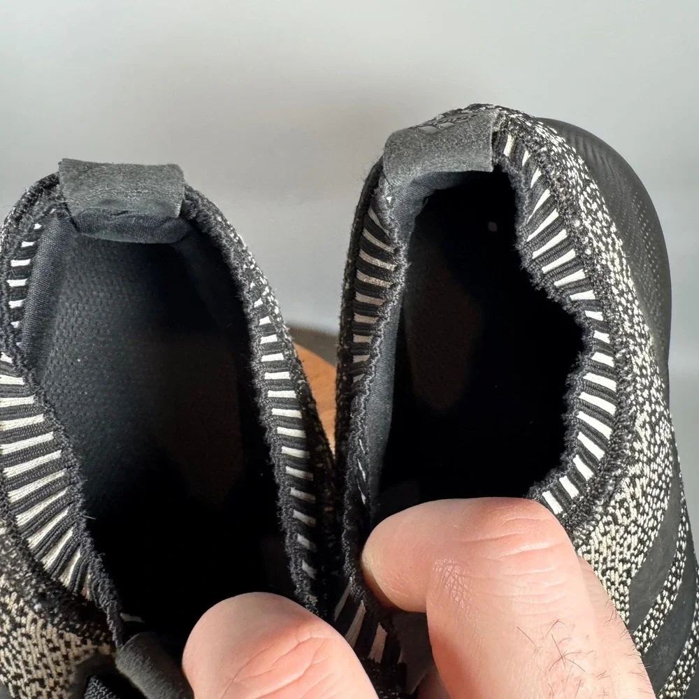 Adidas Puremotion Mens Running Shoes Sneakers Black‎ White Speckle Size 11.5 US